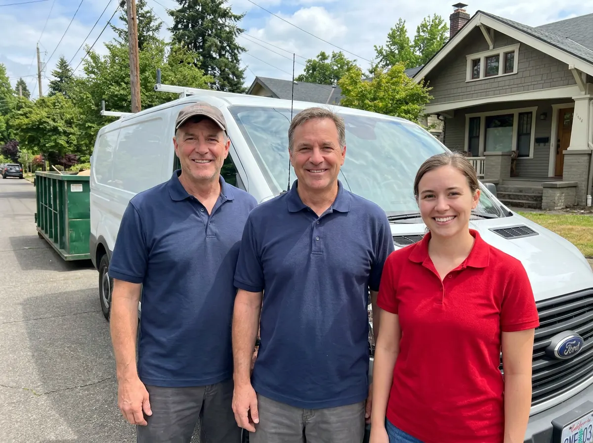 The Top Shelf Dumpster Rental team, dumpster rental in Portland, OR